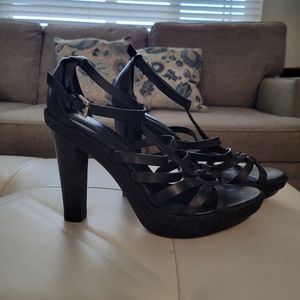 COACH STRAPPY HEELS